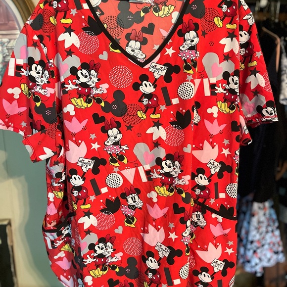 Other - Mickey Mouse scrub top gently used 3xl